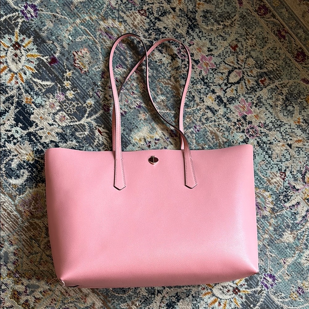 Kate Spade Pink Tote Bag (Used) (Handles Are Worn/Torn)